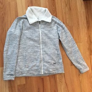 Under Armour fleece lined zip-up sweatshirt